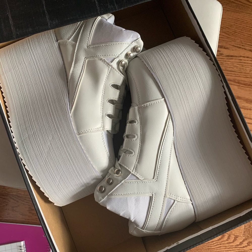 YRU white platform sneakers (rare)